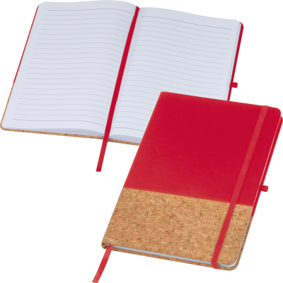 Picture of A5 NOTE BOOK NANTES in Red 