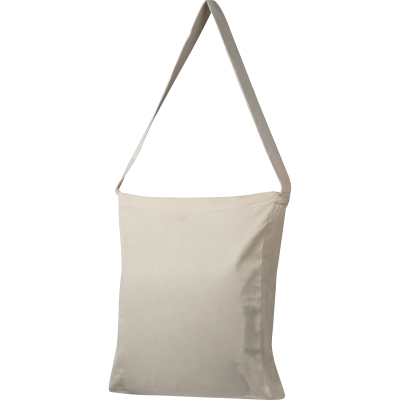 Picture of COTTON BAG with Canvas Belt Lehbek in White 