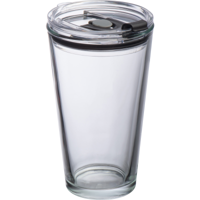 Picture of GLASS MUG with Lid Wattenscheid in Clear Transparent 