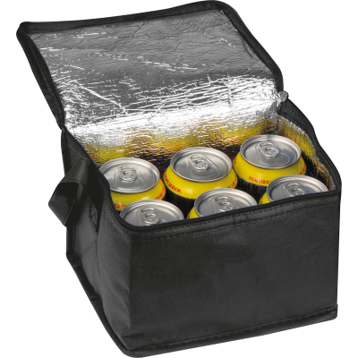 Picture of NON WOVEN COOLING BAG NIEBY in Black 