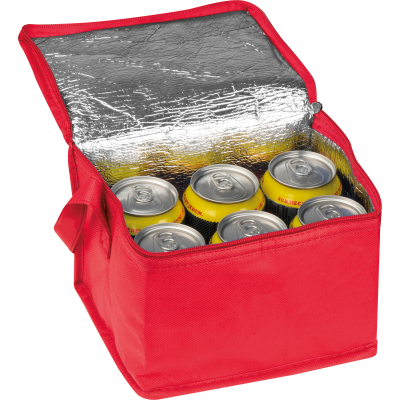 Picture of NON WOVEN COOLING BAG NIEBY in Red 