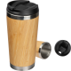 Picture of STAINLESS STEEL METAL MUG BAMBOOGARDEN in Beige 