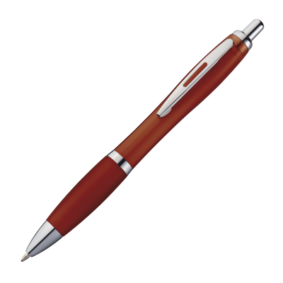 Picture of PLASTIC BALL PEN MOSCOW in Burgundy 