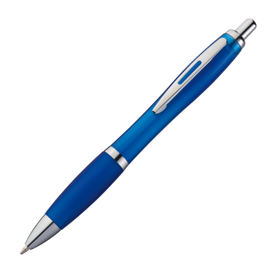 Picture of PLASTIC BALL PEN MOSCOW in Blue 