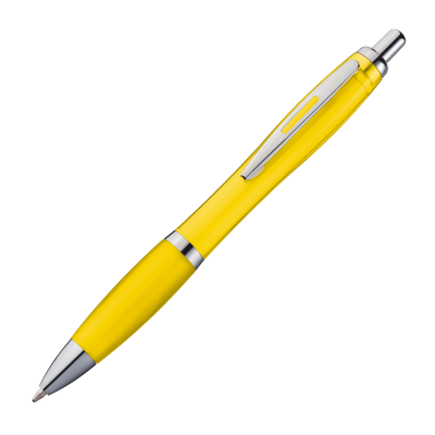 Picture of PLASTIC BALL PEN MOSCOW in Yellow 