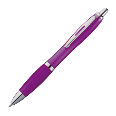 Picture of PLASTIC BALL PEN MOSCOW in Purple 