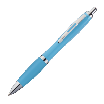 Picture of PLASTIC BALL PEN MOSCOW in Light Blue 