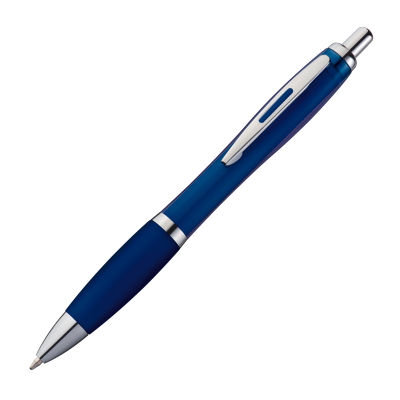 Picture of PLASTIC BALL PEN MOSCOW in Dark Blue .