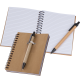 Picture of A6 ECO NOTE PAD KEYSTONE in Brown 