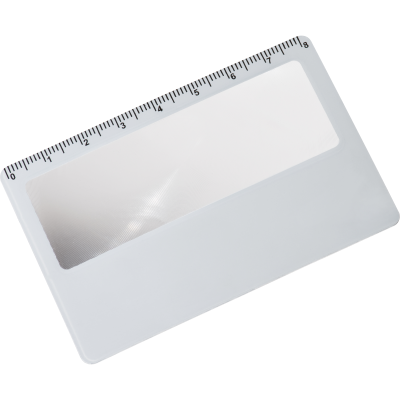 Picture of CREDIT CARD SIZED READING LENS POSEN in White .