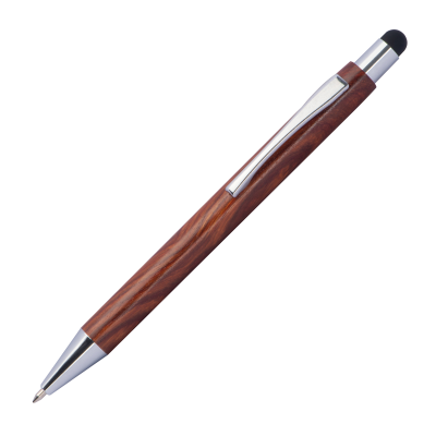 Picture of WOOD BALL PEN BILZEN in Brown 