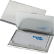 Picture of METAL BUSINESS CARD HOLDER CORNWALL in Silver Grey 