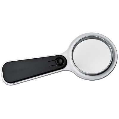 Picture of MAGNIFIER GLASS with LED Gloucester in Black .