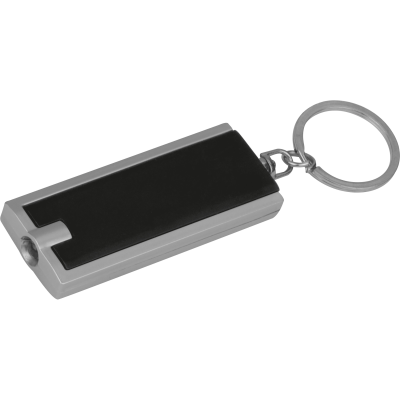 Picture of PLASTIC KEYRING BATH in Black 