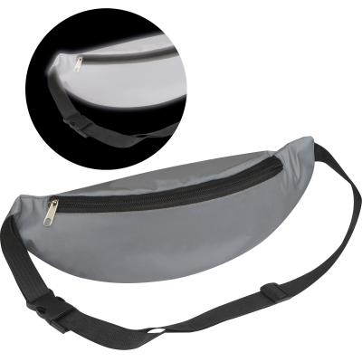 Picture of WAIST BAG COSENZA in Silver Grey 