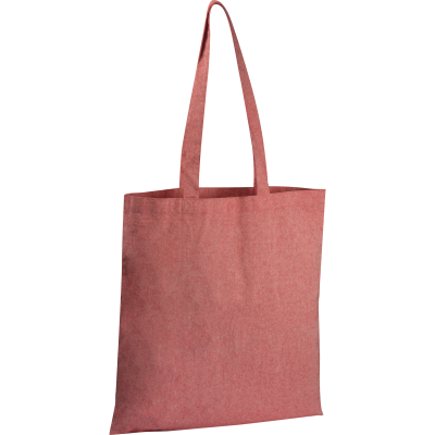 Picture of RECYCLED COTTON BAG CHELMSFORD in Red 