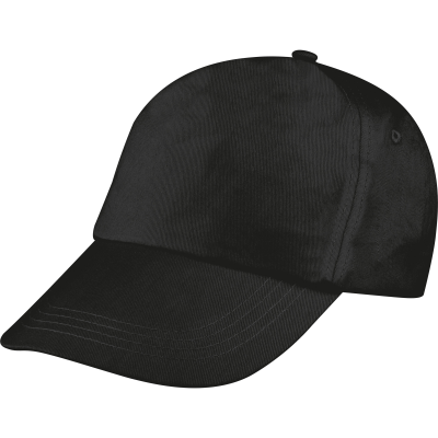 Picture of 5-PANEL BASEBALL CAP FATHER CHRISTMAS SANTA FE in Black 