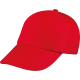 Picture of 5-PANEL BASEBALL CAP FATHER CHRISTMAS SANTA FE in Red 