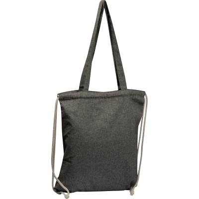 Picture of RECYCLED COTTON BAG ADDISON in Black 