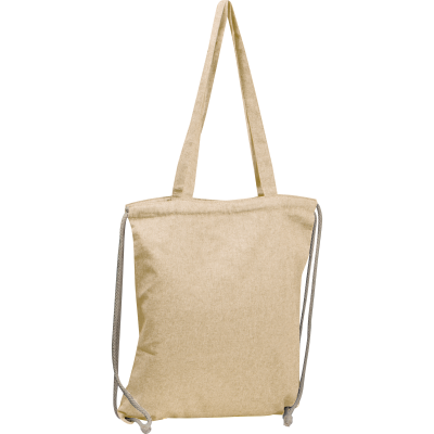 Picture of RECYCLED COTTON BAG ADDISON in White 