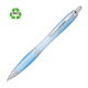 Picture of CLEAR TRANSPARENT BALL PEN ALKEN in Light Blue 