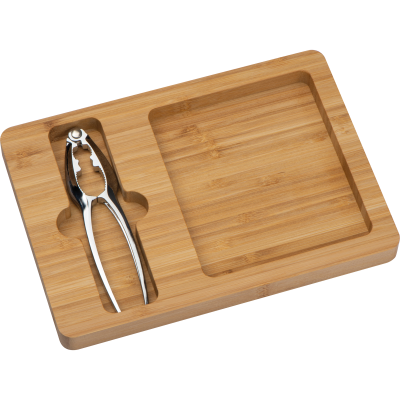Picture of BAMBOO BOWL with Nut Crackers Vienna in Beige 