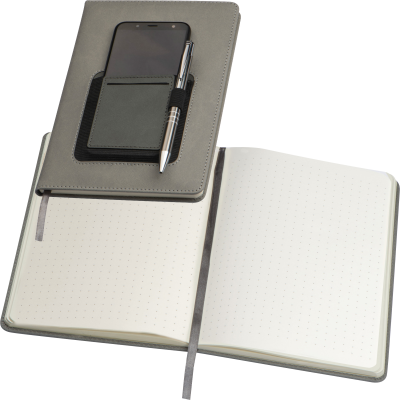 Picture of A5 NOTE BOOK TILBURG in Silver Grey 