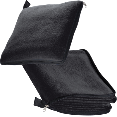 Picture of 2IN1 FLEECE BLANKET & PILLOW RADCLIFF in Black 