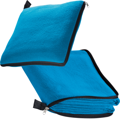 Picture of 2IN1 FLEECE BLANKET & PILLOW RADCLIFF in Blue 