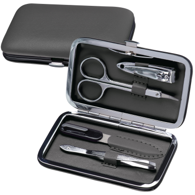 Picture of MANICURE SET AVOLA in Anthracite Grey .