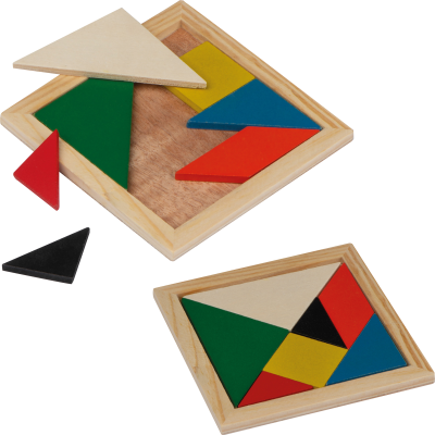 Picture of WOOD PUZZLE PORTO in Multicoloured 