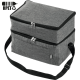 Picture of RPET COOL BAG PERTH in Anthracite Grey 