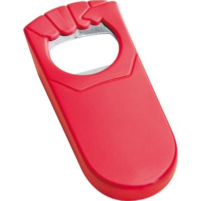 Picture of FIST BOTTLE OPENER LUTON in Red 