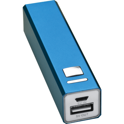 Picture of METAL POWER BANK PORT HOPE in Blue 