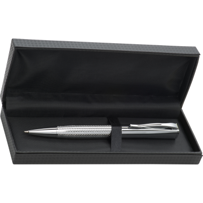 Picture of METAL BALL PEN CHESTER in Silver Grey 