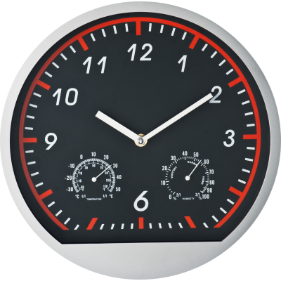 Picture of WALL CLOCK BAGIO in Red .
