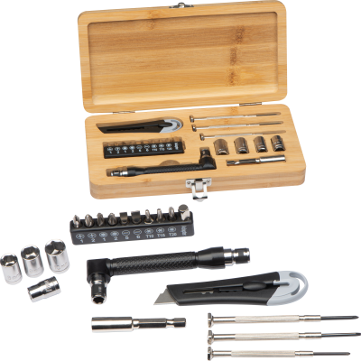 Picture of 22-PIECE TOOL SET AALBORG in Beige .