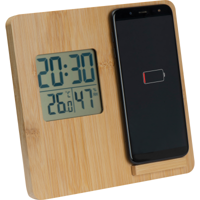 Picture of BAMBOO WEATHER STATION GRANADA in Beige .
