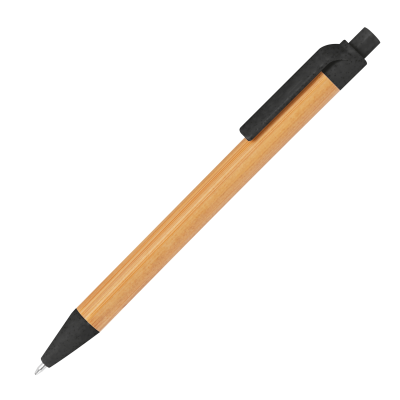 Picture of WHEATSTRAW AND BAMBOO BALL PEN HALLE in Black 