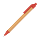 Picture of WHEATSTRAW AND BAMBOO BALL PEN HALLE in Red 
