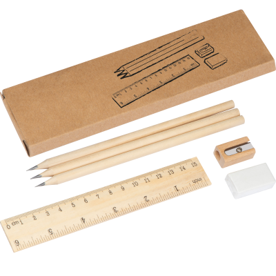 Picture of WRITING SET HAMBURG in Beige 