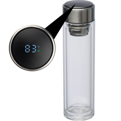 Picture of THERMAL INSULATED FLASK KARLSTAD in Clear Transparent 