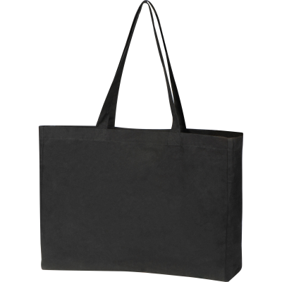 Picture of ORGANIC COTTON BAG BARI in Black 