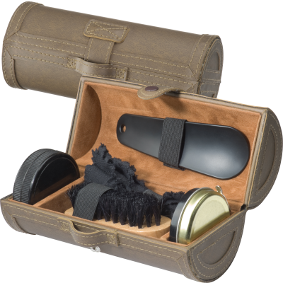 Picture of SHOE POLISH ROLL GRENOBLE in Brown .