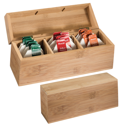 Picture of TEA BOX DAMASKUS in Brown 