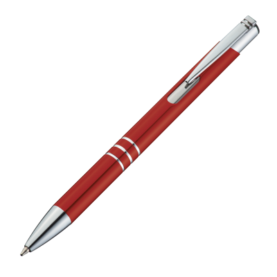 Picture of METAL BALL PEN ASCOT in Red 