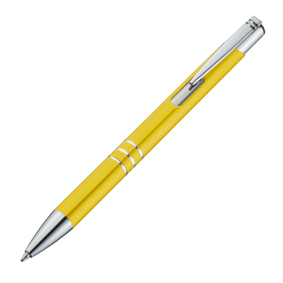 Picture of METAL BALL PEN ASCOT in Yellow 