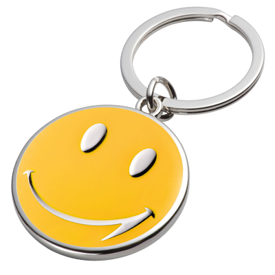 Picture of KEYRING SMILE in Yellow 