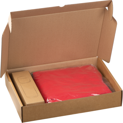 Picture of SET FLEECE BLANKET + THERMAL INSULATED FLASK LIVERPOOL in Red 