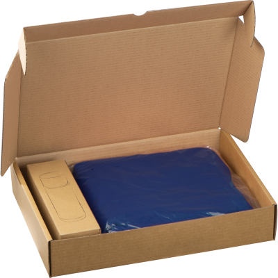 Picture of SET FLEECE BLANKET + THERMAL INSULATED FLASK LIVERPOOL in Dark Blue 